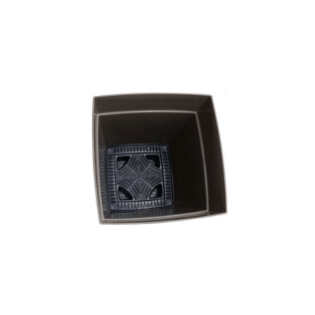 dcn plastic 3527 36 harmony rail planter black DCN Plastics Harmony TALL Water Reservoir 16