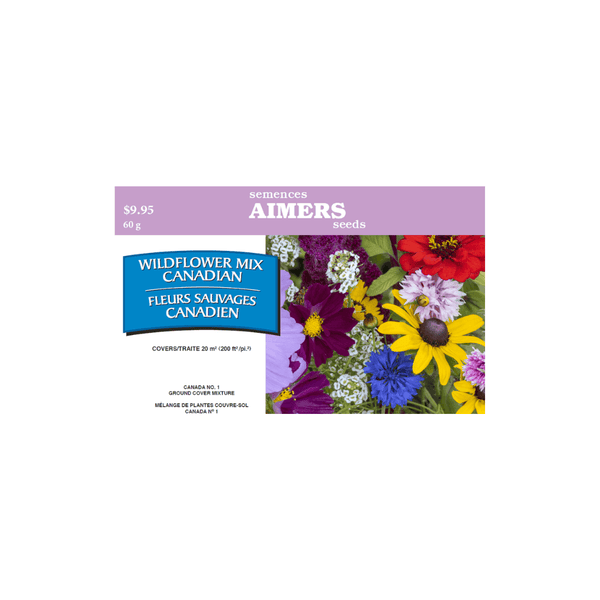 canadian flower seeds Wildflower Aimers Canadian Jumbo Seed Mixture | OSC Seeds