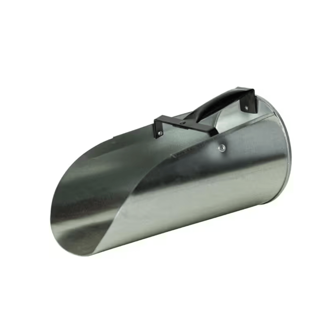 Shell Scoop Threaded Galvanized Steel Grain, Feed, Pellet and salt Scoop - 4 Qt - Ritchie ...