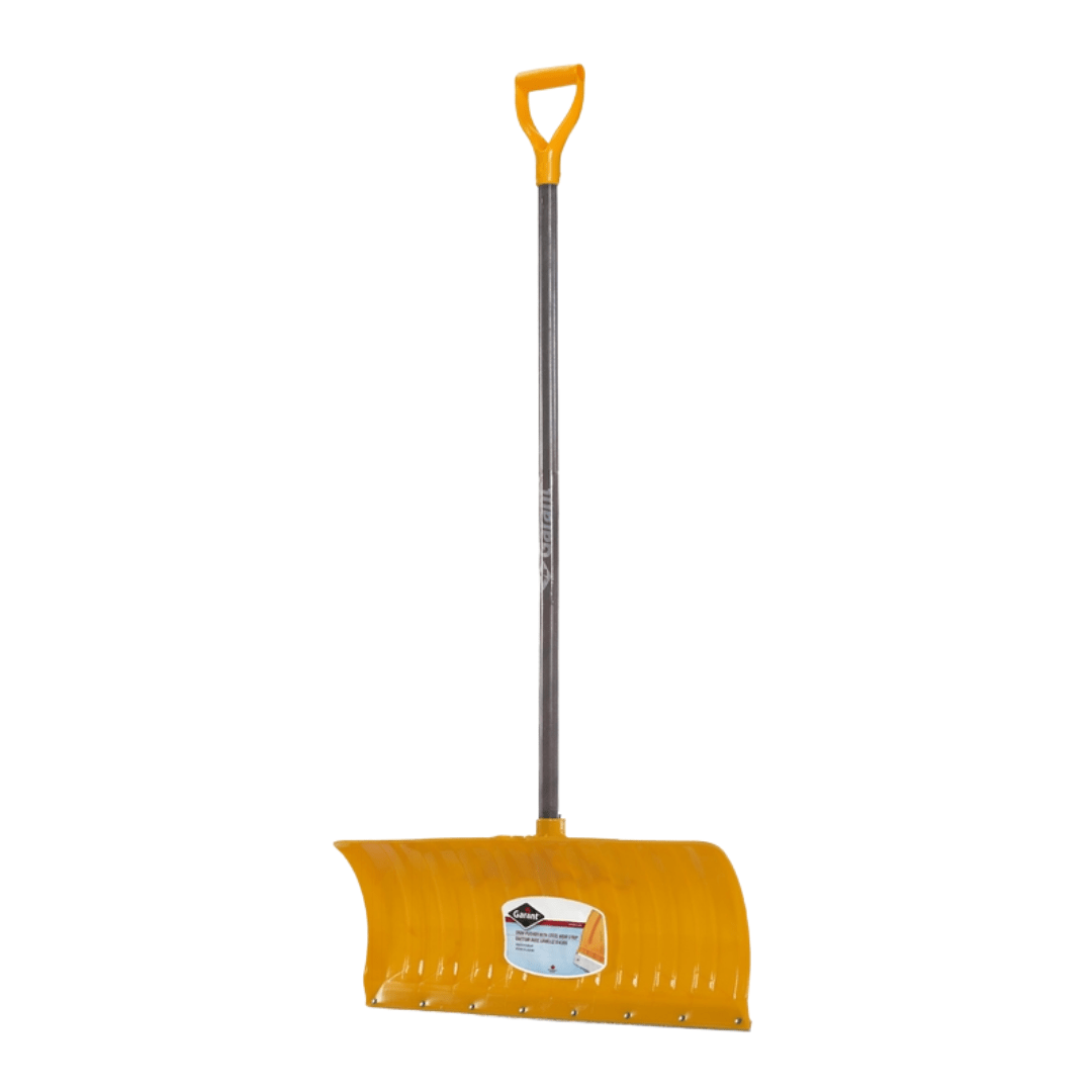 Snow Pusher Shovel 26" Poly Blade With Metal Edge