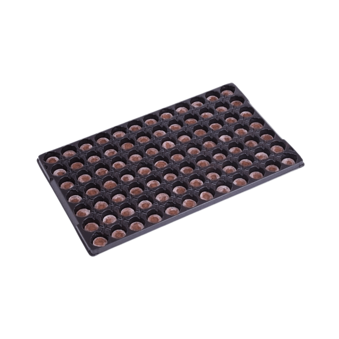 jiffy plastic plant tray Jiffy Peat Pellet Tray 104 Pockets Insert for Propagation Tray