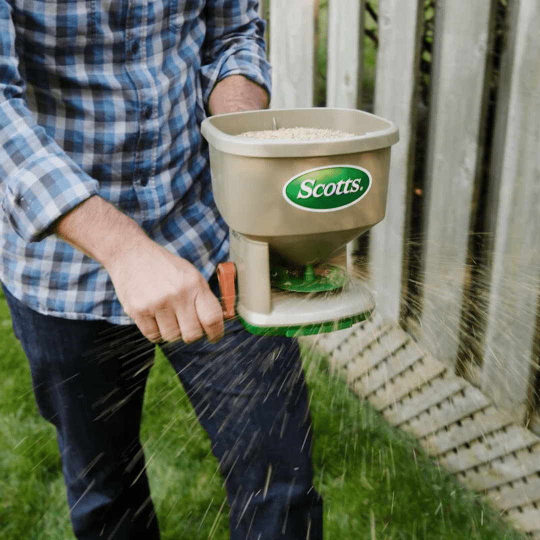 Scotts® Whirl™ Hand-Powered Spreader