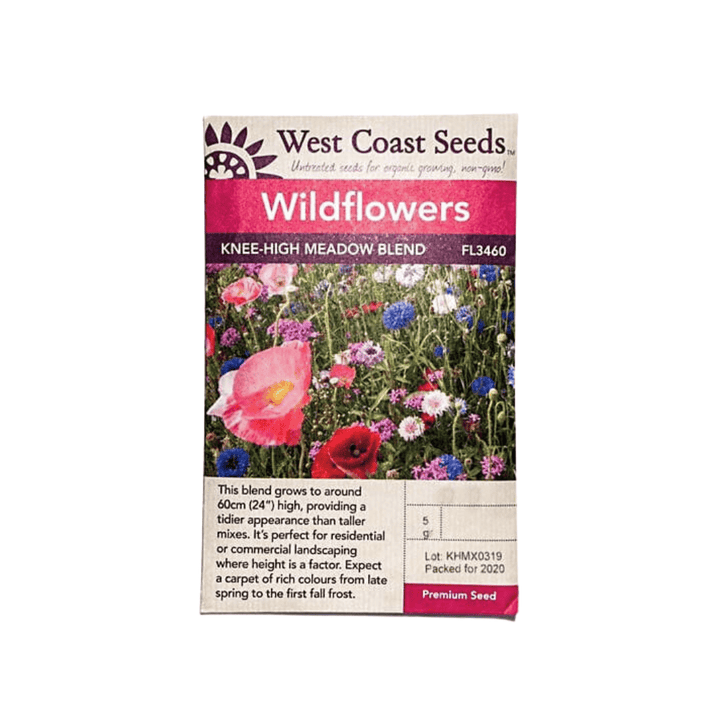 commercial wildflower seeds Wildflower Knee High Meadow Blend Seeds | West Coast Seeds