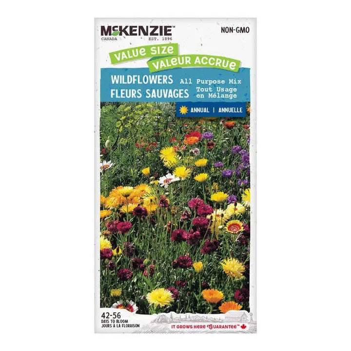 Wildflowers All Purpose Mix Seeds Jumbo Pack | McKenzie Seeds