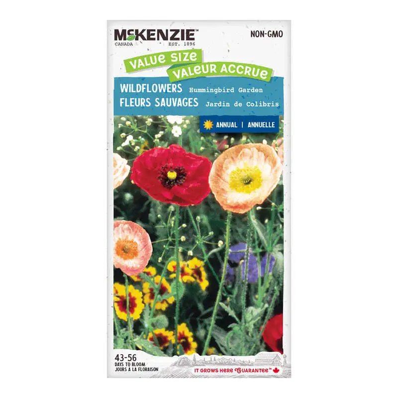 mckenzie wildflower seeds Hummingbird Garden Wildflower Seeds Jumbo Pack | McKenzie Seeds