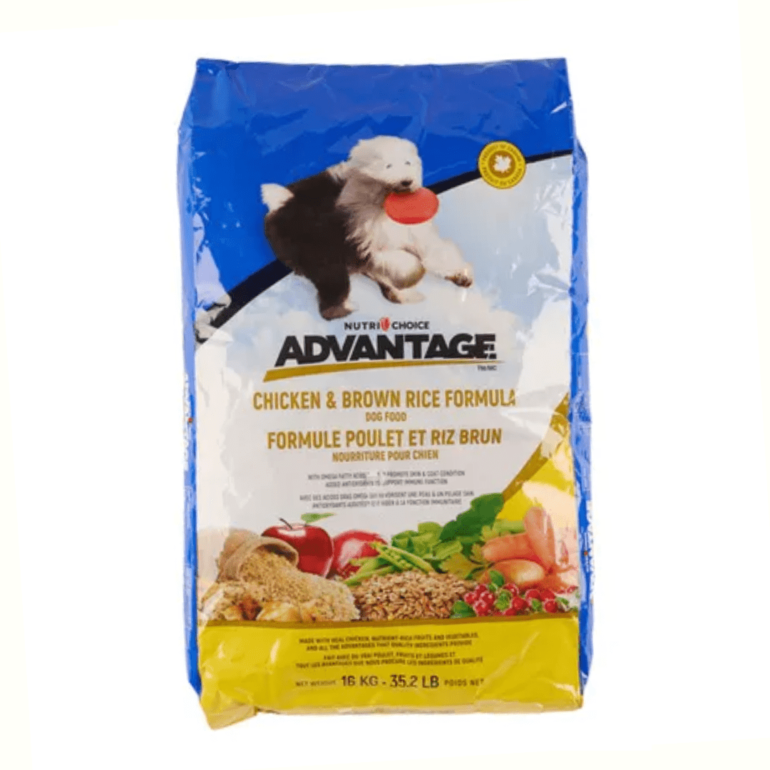 Nutri Choice Advantage Chicken Brown Rice Dry Dog Food Ritchie Feed Seed Inc