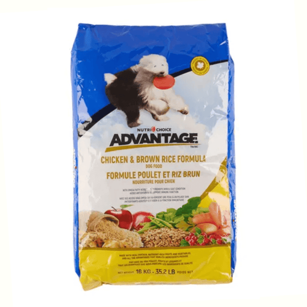 Nutri Choice Advantage Chicken Brown Rice Dry Dog Food Ritchie Feed Seed Inc