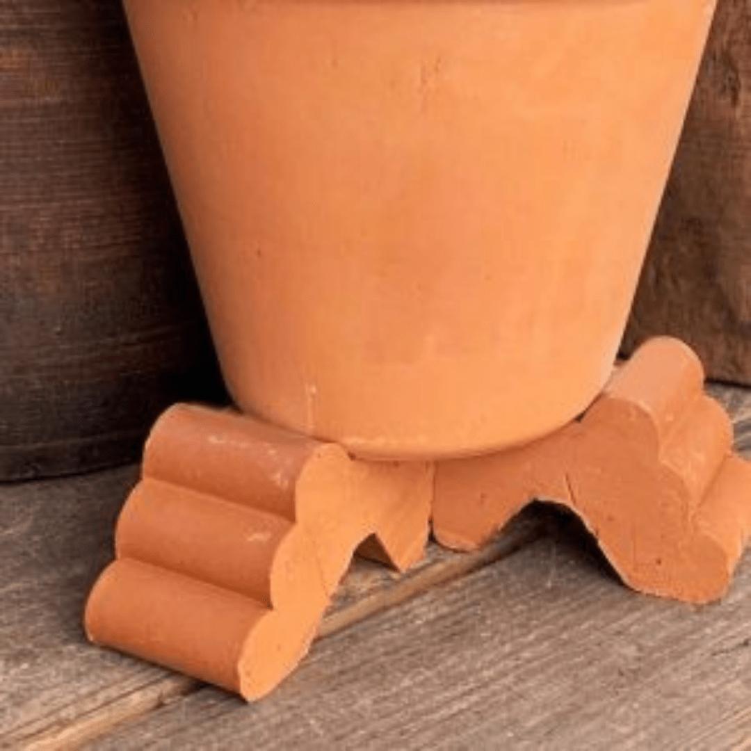 terra cotta clay pot planter feet Pot Feet Terra Cotta Italian Clay